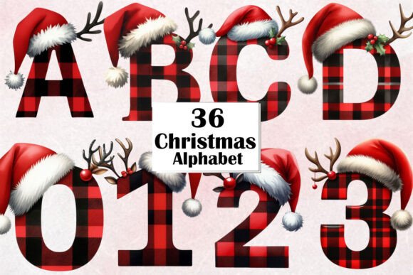Christmas Alphabet Clipart Bundle: A Designer’s Review for Illustrations