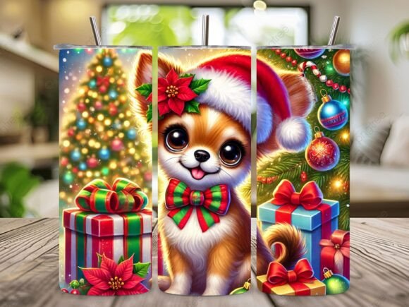 Christmas Chihuahua Tumbler Wrap 20oz Review