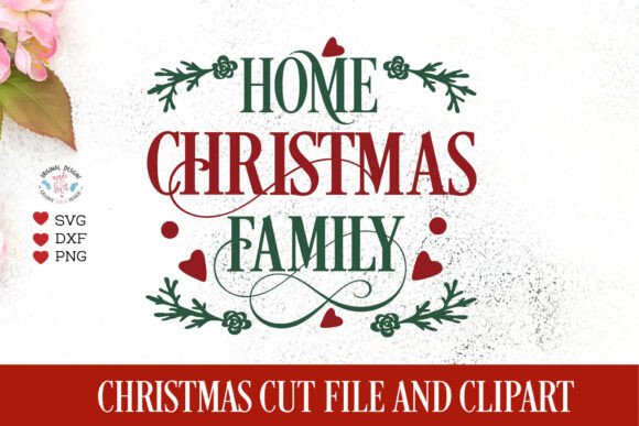 Christmas Decor Cut File Sublimation for Illustrations