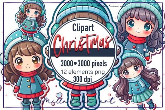 Christmas Doll Winter Girl Gifts: A Review of Seasonal Illustrations