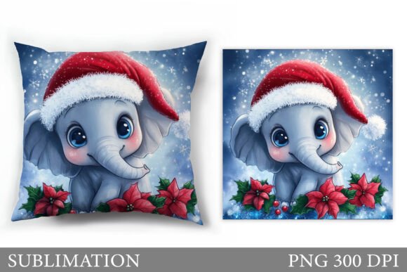 Christmas Elephant Pillow Design: A Review for Sellers