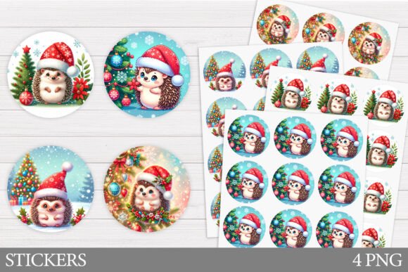 Christmas Hedgehog Sticker Printable Review for Brand Design