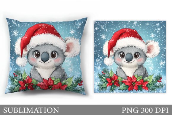 Christmas Koala Pillow Sublimation: A Review of Modern Illustrations for Brands