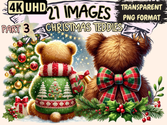 Christmas Teddies Clipart P3 Embroidery Review