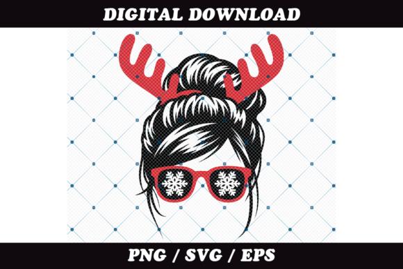 Christmas Woman with Reindeer Antlers: A Designer's Review