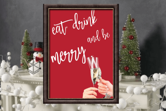 Dark Red Christmas Printable Wall Art: A Designer’s Review
