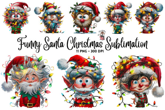 Funny Santa Christmas Sublimation Bundle Review