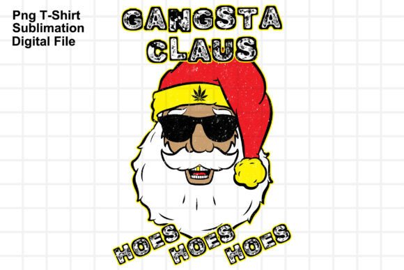Gangsta Claus - Funny Christmas Santa Illustrations for Modern Blogs