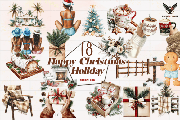 Holiday Clipart PNG for Illustrations