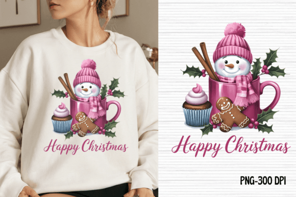 Holiday Packaging Review: Happy Christmas, Retro Pink Christmas Illustrations