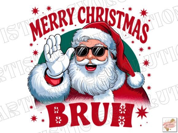 Merry Christmas Png Bruh Png Santa Png in Illustrations