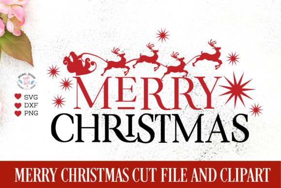 Merry Christmas Sleigh Cut File Review: A Designer’s Take on Holiday Illustrations