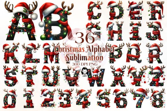 Review: Christmas Alphabet Sublimation Bundle