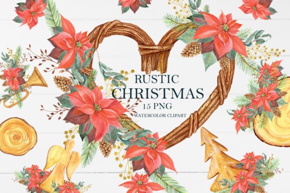 Rustic Christmas: Authentic Illustrations for Seasonal Branding